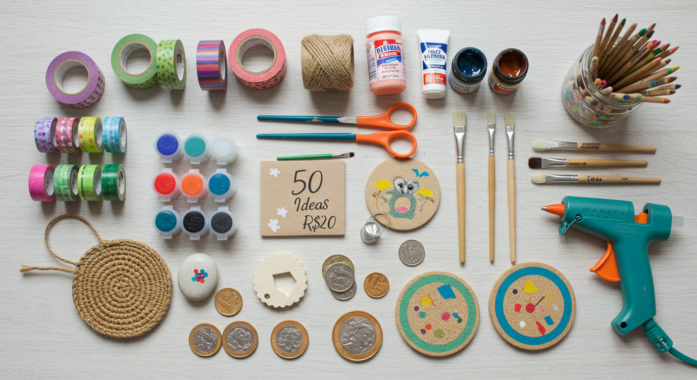 50 Ideias de DIY com Menos de R$ 20 – Transforme sua Casa sem Gastar Muito!